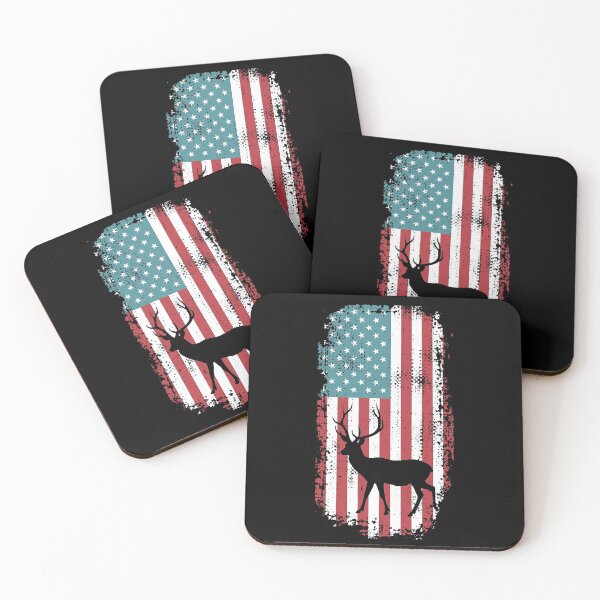 Item preview, Deer Hunter American Flag Patriotic designed and sold by Vanover Designs.