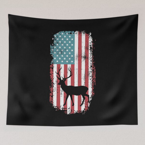 Item preview, Deer Hunter American Flag Patriotic designed and sold by Vanover Designs.