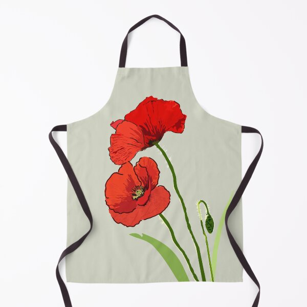 Item preview, Red poppy flower designed and sold by Emi Yañez.