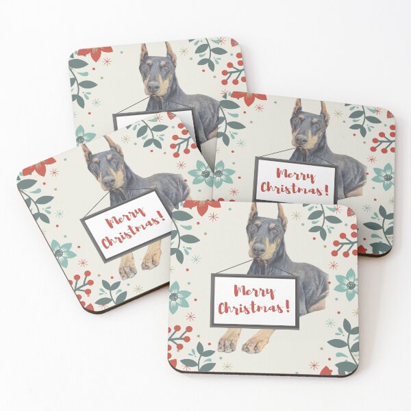 Item preview, Christmas Dobermann designed and sold by AnnaAndVibes.