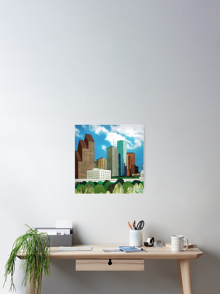 Thumbnail 2 of 3, Poster, Houston designed and sold by cindyduhe.