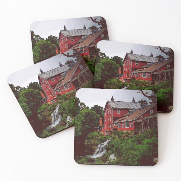 Item preview, Mill on River in Ohio designed and sold by Mauxmaux.