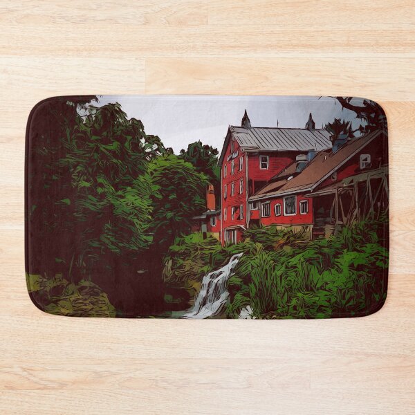 Item preview, Mill on River in Ohio designed and sold by Mauxmaux.