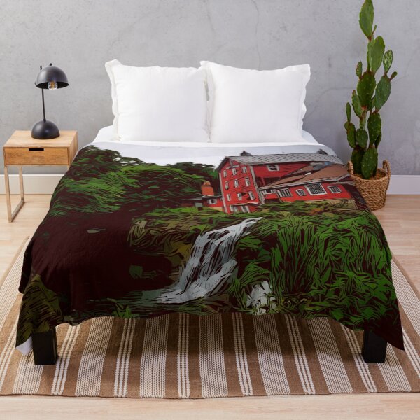 Item preview, Mill on River in Ohio designed and sold by Mauxmaux.
