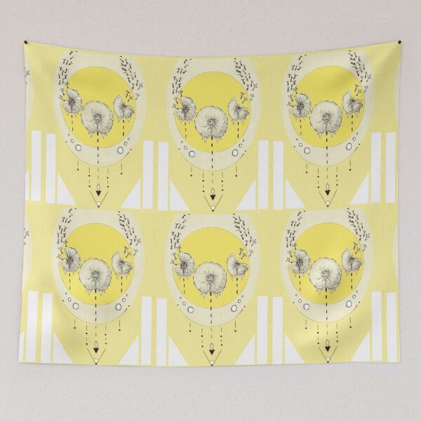 Item preview, Floral Design Series - Dandelion in Sunny Yellow designed and sold by artimisstudio.