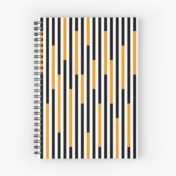 Item preview, Orange Light, Black, White and Orange Stripes Lines Pattern, Abstract designed and sold by Moyanana.