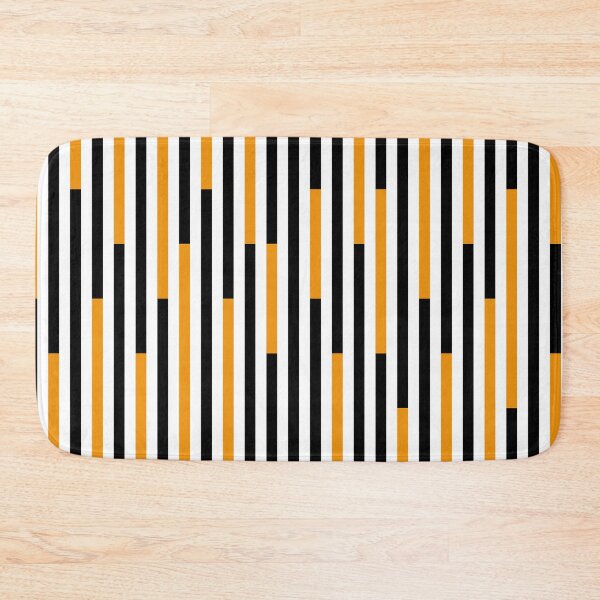 Item preview, Orange Light, Black, White and Orange Stripes Lines Pattern, Abstract designed and sold by Moyanana.