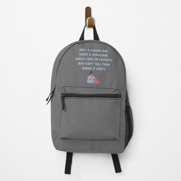 Item preview, only a person that loves challenge would take on patients wh who can't tell them where it hurts designed and sold by Clickforyous.