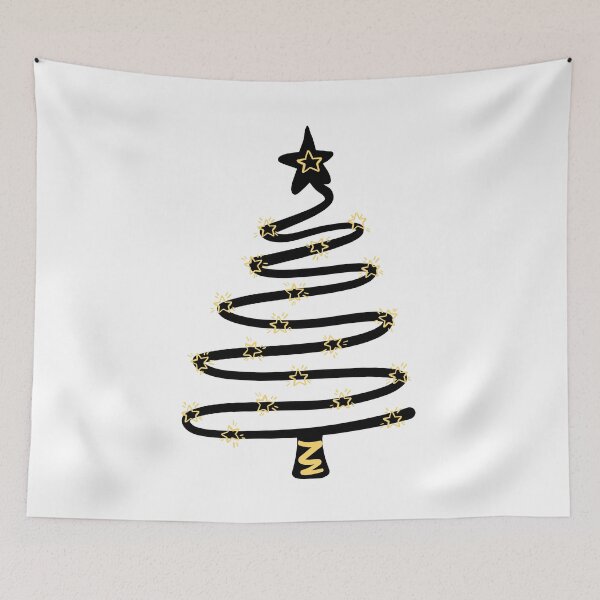 Item preview, Abstract Christmas Tree, Minimal Art designed and sold by Wheimay.