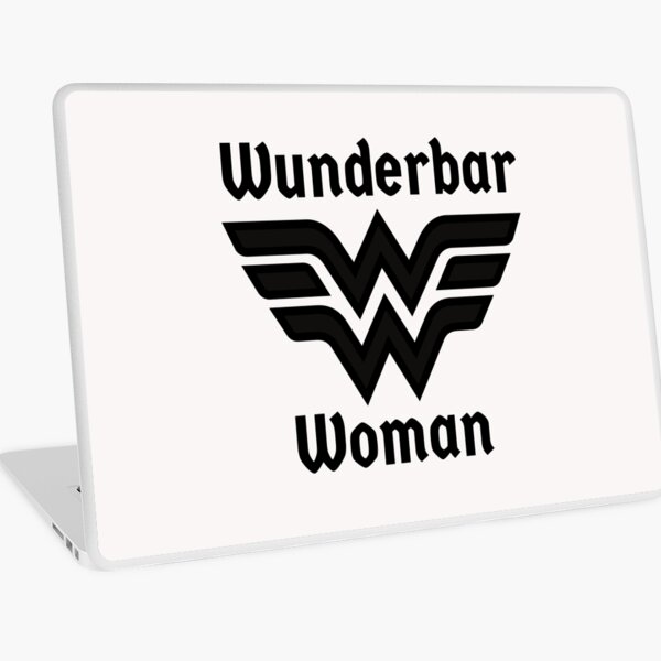 Item preview, Wunderbar Woman Superhero Frau German Deutsch designed and sold by Time4German.