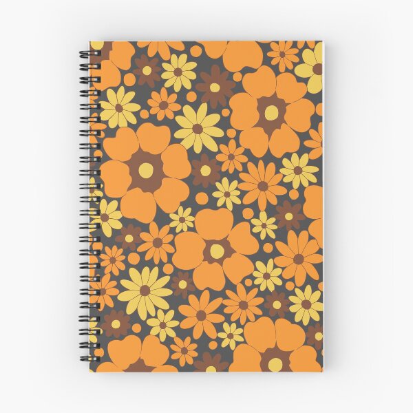 Item preview, 70s Fall Floral Pattern (Dark Version) designed and sold by eltonjuan.