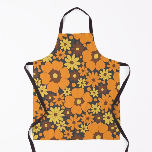 Item preview, 70s Fall Floral Pattern (Dark Version) designed and sold by eltonjuan.