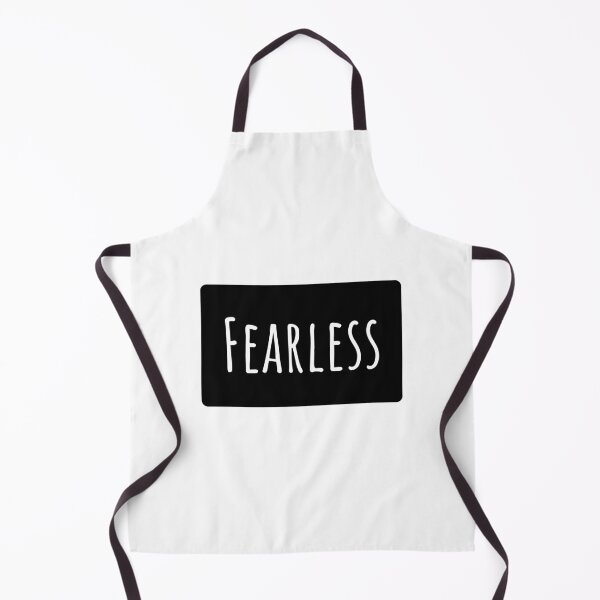 Item preview, Fearless Text Typography Landscape Black Rectangle designed and sold by leomooncreates.