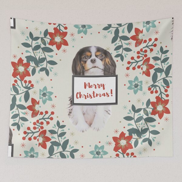 Item preview, Christmas Cavalier King Charles Spaniel designed and sold by AnnaAndVibes.