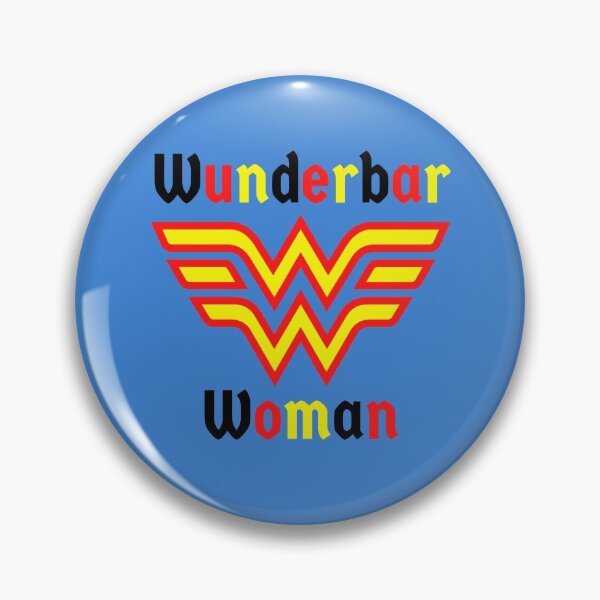 Item preview, German Wunderbar Wonderful Woman Frau  designed and sold by Time4German.