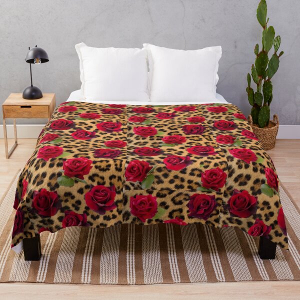 Item preview, Cheetah and roses designed and sold by JTTL.
