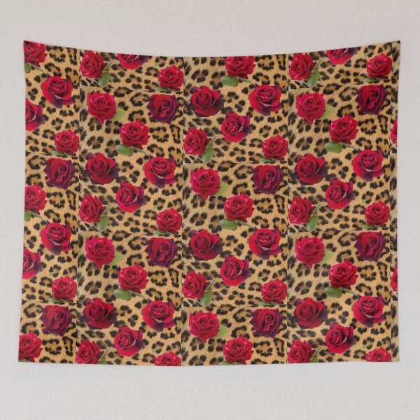 Item preview, Cheetah and roses designed and sold by JTTL.