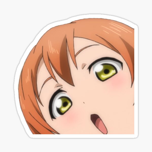 Rin Hoshizora Gesicht Sticker