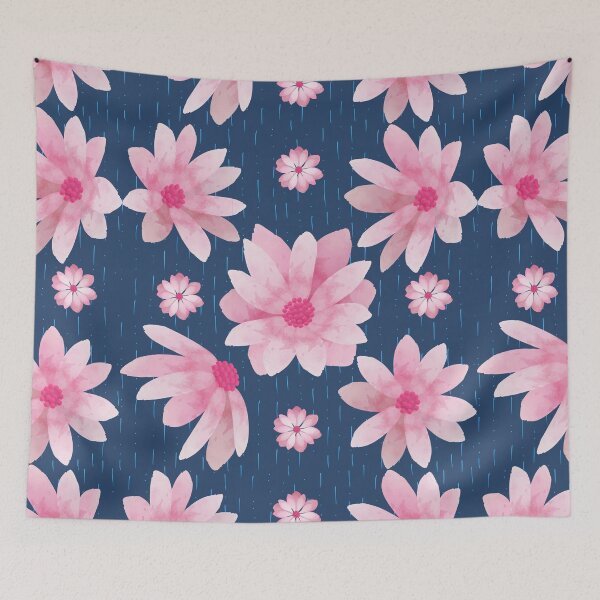 Item preview, Pink Flower Under Rain designed and sold by Lolas-Creations.