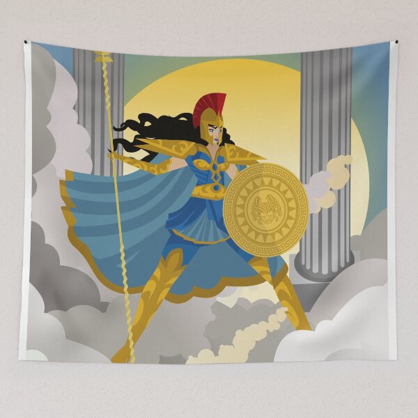 Item preview, minerva palas athena greek goddess of wisdom designed and sold by matintheworld ( delcarmat ).