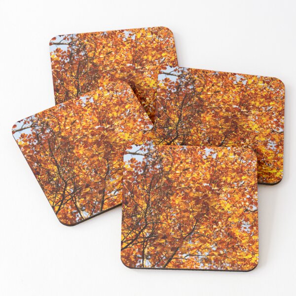 Aperçu de l'œuvre Feuilles d'automne dorées créée et vendue par Kasia Design.