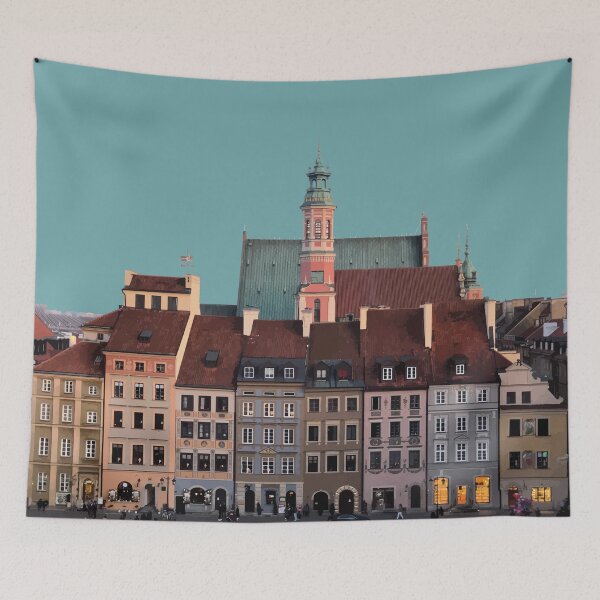 Item preview, Warsaw, Poland Travel Artwork designed and sold by Alo.