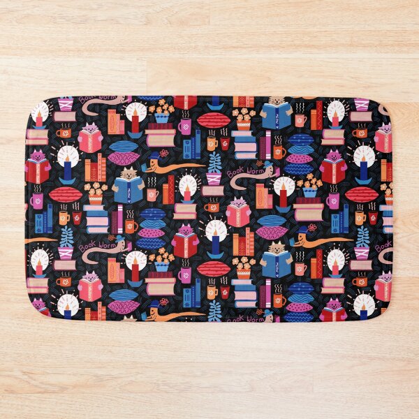 Item preview, Midnight Reading - Cats and Bookworms designed and sold by creativinchi.