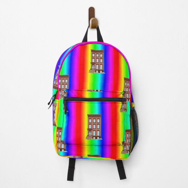 Item preview, Rainbow Pride Brownstone House  designed and sold by Deborah Camp.