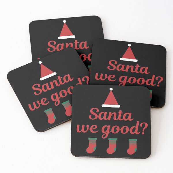 Item preview, Santa we good? funny design Christmas hat and socks  designed and sold by Flow-Store.