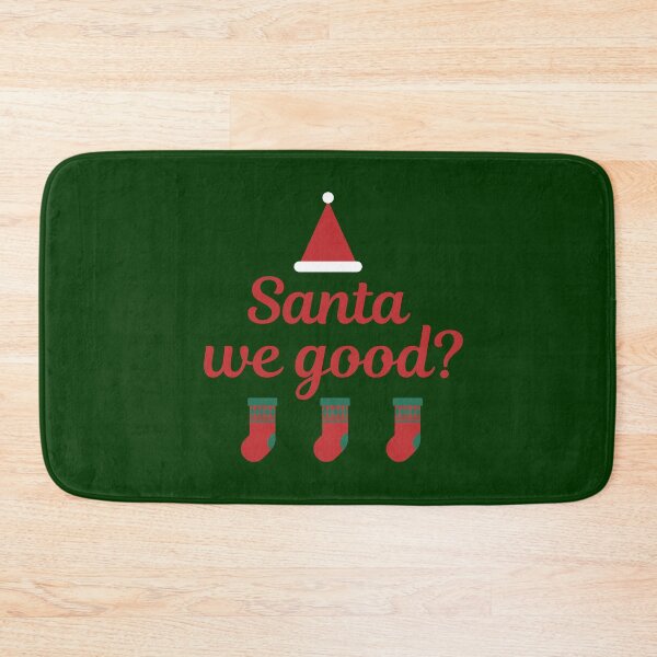 Item preview, Santa we good? funny design Christmas hat and socks  designed and sold by Flow-Store.