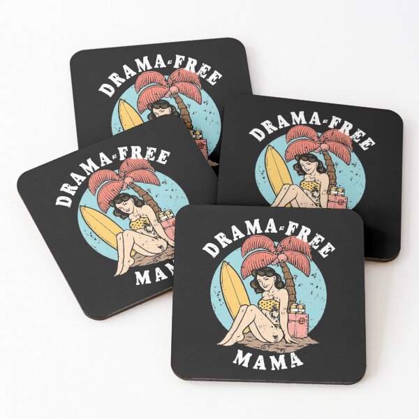 Item preview, Save The Drama For Your Mama – Vacation Mom Bathing Suit Surfboard designed and sold by The Green Corner.