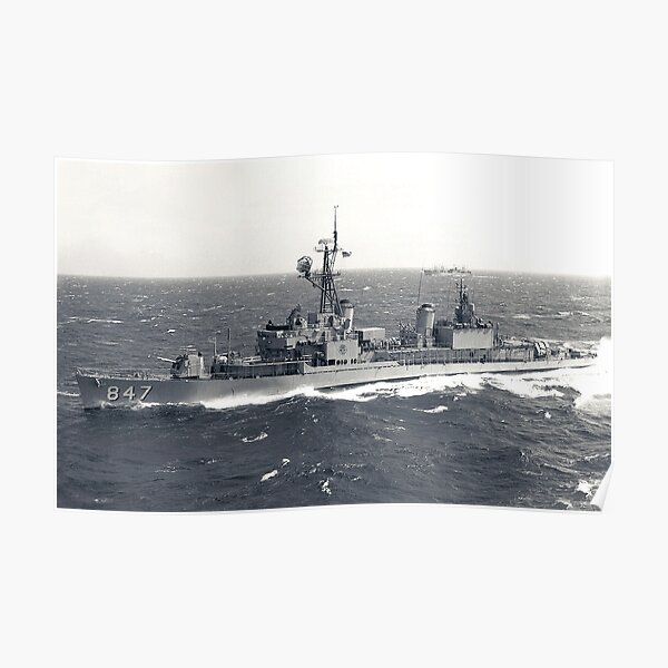 USS ROBERT L. WILSON (DD-847) SHIP'S STORE Poster