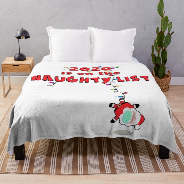 Item preview, 2020 Is On The Naughty List - Funny & Cute cartoon Santa face mask meme designed and sold by originalsusie.