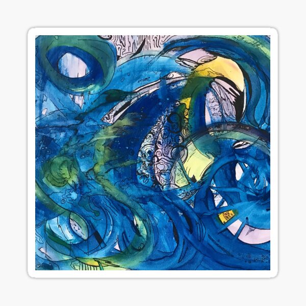 Oceanic Surge Sticker