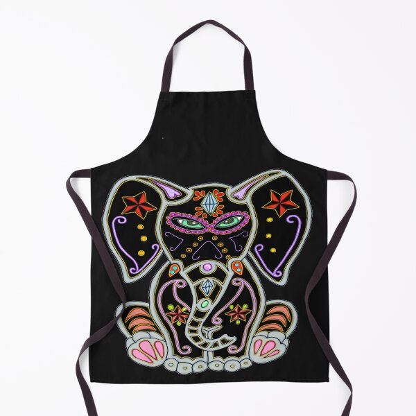 Artikelvorschau, Mystischer Elefant Sugar Skull entworfen und verkauft von J-CCreations.