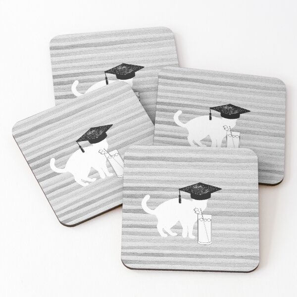 Item preview, Cat Celebrating Graduation designed and sold by JazzPWall.
