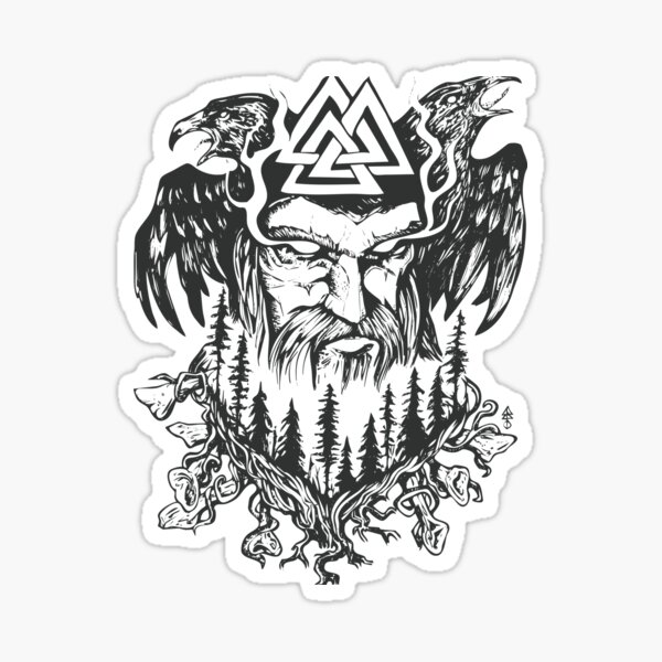 Norse Viking Warriors Valknut Decal Sticker 02 | ubicaciondepersonas ...