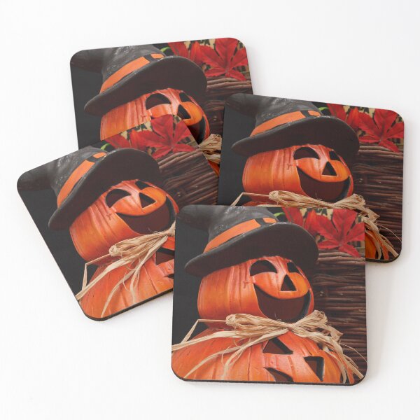 Item preview, pumpkins, autumn leaves, autumn, fall, nature, winter, cute, halloween, forest, leaves, red, yellow, orange, designed and sold by prteacool.