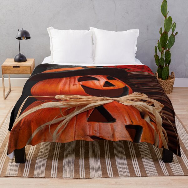 Item preview, pumpkins, autumn leaves, autumn, fall, nature, winter, cute, halloween, forest, leaves, red, yellow, orange, designed and sold by prteacool.