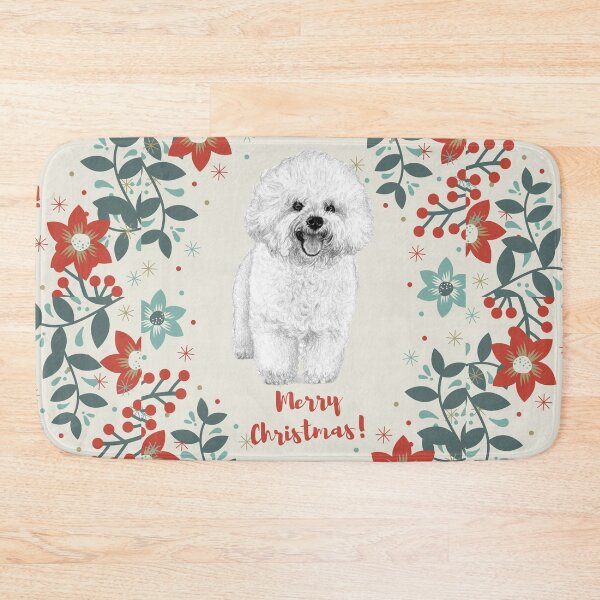 Item preview, Christmas Bichon Frise designed and sold by AnnaAndVibes.