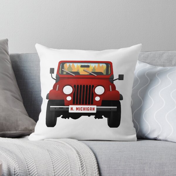 Jeep CJ-7 Throw Pillow