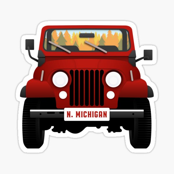 Jeep CJ-7 Sticker