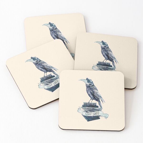 Item preview, Crow Plague Doctor Say stay safe designed and sold by Collagedream.