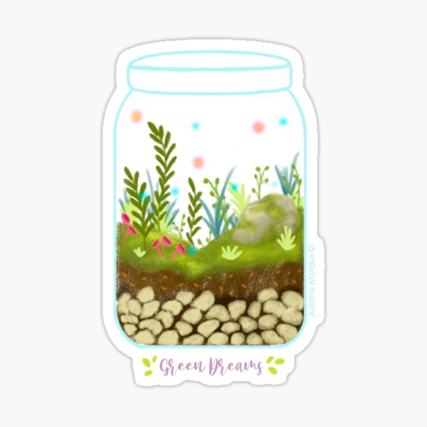 Green Dreams - Version 1 Sticker