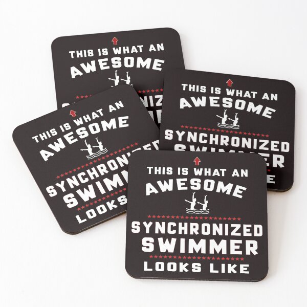 Item preview,  Awesome Synchronized Swimmer, Synchro Swim Quote, Funny Synchronized Swimming  designed and sold by Aerial Addicts.