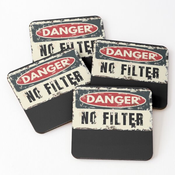 Item preview, Danger no filter designed and sold by GieArts.