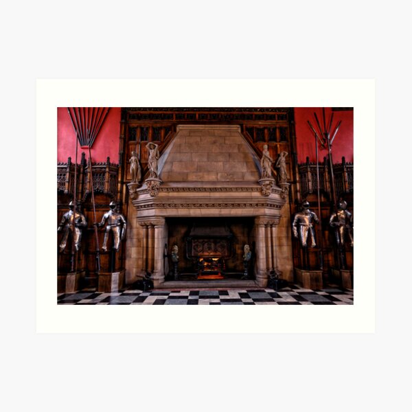 The Guarded Fireplace of Days Gone By Art Print