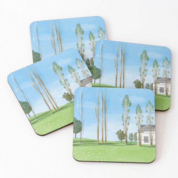 Item preview, landscape with tall trees designed and sold by JAYillust.