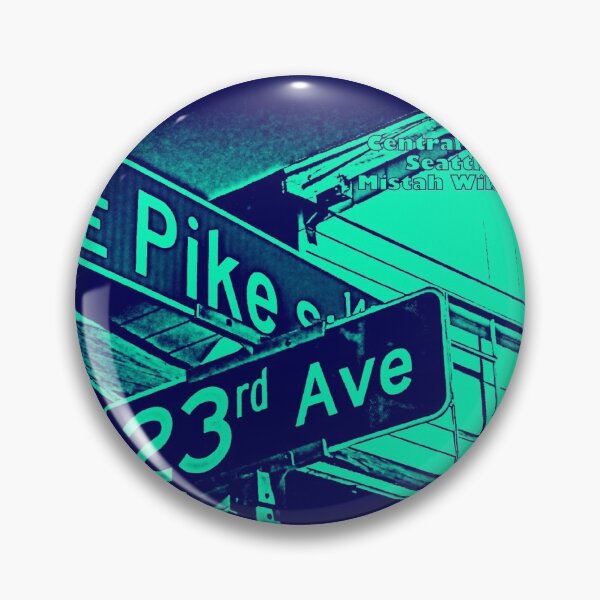 Item preview, Pike Street & 23rd Avenue, Seattle, Washington by Mistah Wilson designed and sold by The Street Sign Store.