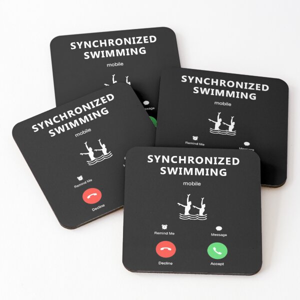 Item preview, Synchronized Swimming Mobile, Synchro Swim Quote, Funny Synchronized Swimming  designed and sold by Aerial Addicts.